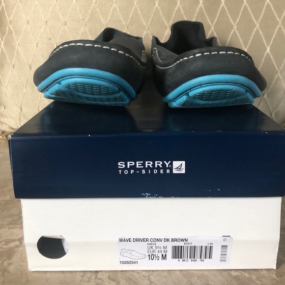 SPERRY Top-Sider Wave Driver Conv Blue Size 10.5 - Picture 2 of 4